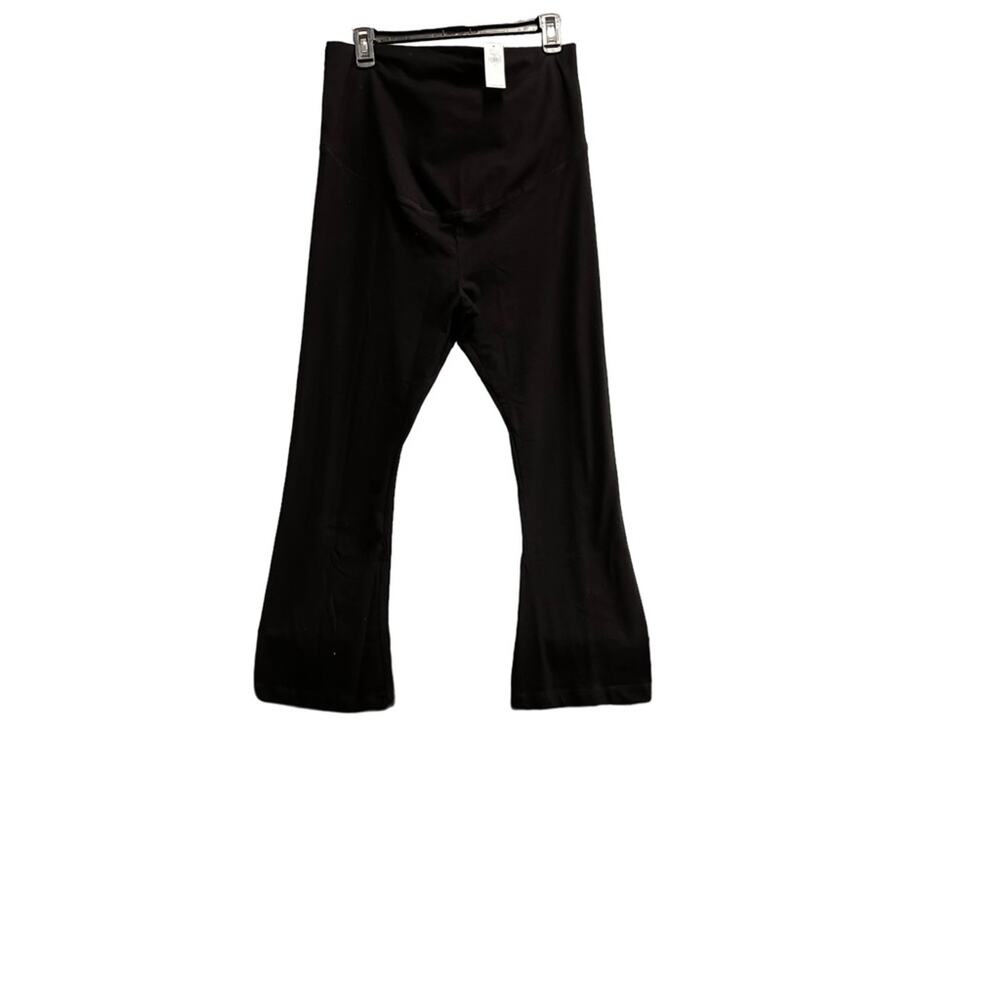 Maternity pants.  Old Navy Black size large pants. Rollover waist. 4 way stretch